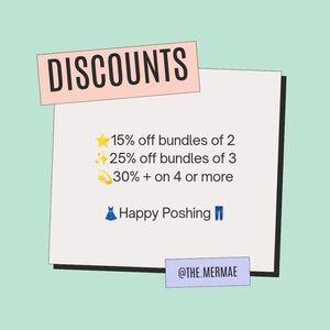 💸Bundle of Joy: 15% off bundles of 2, 25% bundles of 3 and 30% on bundles of 4+